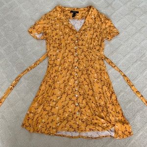 Floral Button-Up Dress